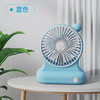 【强劲冷风！夏日必备！🔥】手持&桌面两用风扇💨强劲冷风随时享，USB快充+长续航，清凉一夏从这一刻开始❄️新款台式桌面 手持小风扇 usb充电风扇 静音便携长续航台面手持电风扇 商品缩略图4
