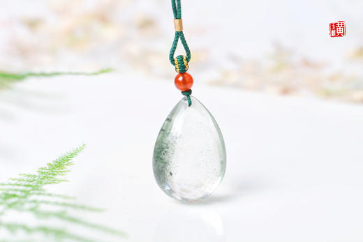 绿幽灵水晶吊坠  配精美挂绳 商品图1