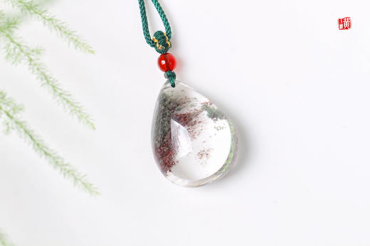 绿幽灵水晶吊坠 配精美挂绳 商品图2