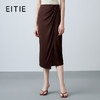 EITIE爱特爱夏季新款气质高级感提褶高腰显瘦半身裙7806513 商品缩略图0