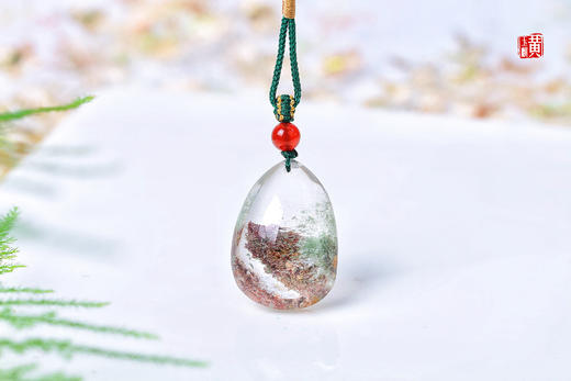 【朱翠绮光】绿幽灵水晶吊坠 配精美挂绳 商品图6