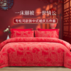2025年春季新款雅芳婷精梳棉婚庆五件套床笠款新中式刺绣被套套件 商品缩略图0