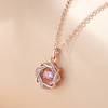 【情人节礼物】六鑫珠宝 s925纯银八芒星灵动锁骨链 商品缩略图1