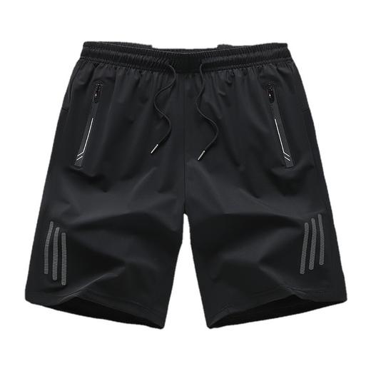 居家外穿必备冰丝短裤男士夏季运动沙滩裤宽松休闲篮球裤透气冰感速干五分冰丝裤子 商品图4