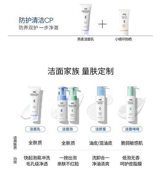 ddg 舒润洁面乳（燕麦香） 120g 商品图0