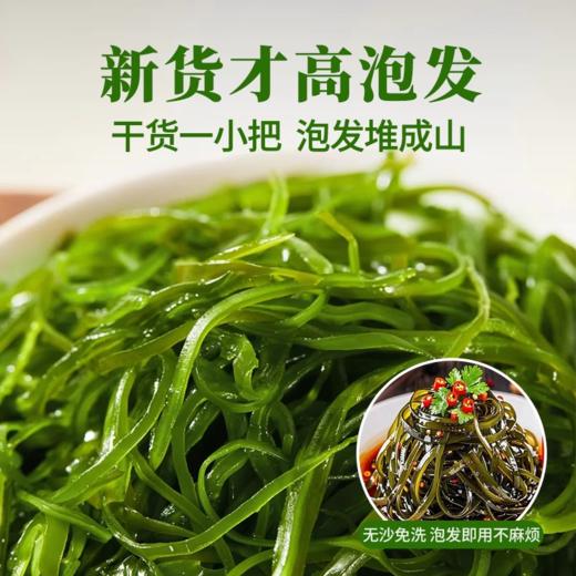 特级深海海带丝500g*1袋 免洗免挑 10倍高泡发率 口感鲜嫩清爽 商品图1