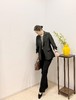 黑色暗纹极简收腰西服 商品缩略图3
