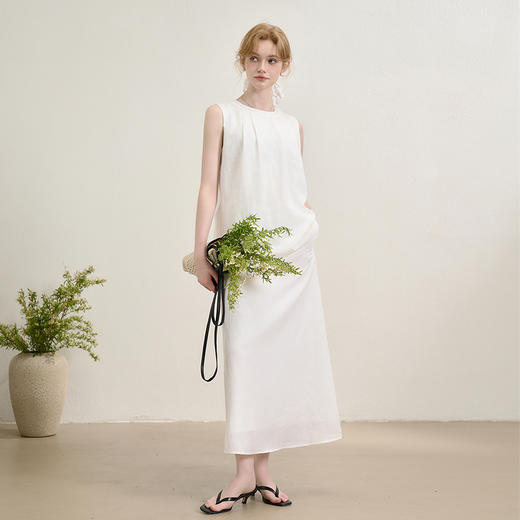 【清爽天丝】气质优雅套装女夏季背镂空衬衫搭半裙两件套V1050582 商品图1