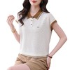 冰丝polo领休闲短袖T恤，正肩翻领宽松上衣CC-DN9909 商品缩略图4