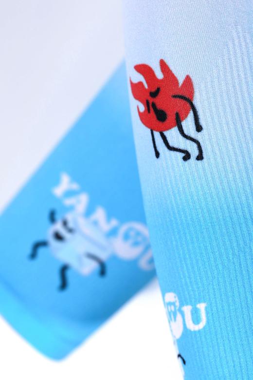 严素冰丝臂套,2025冰饮新配色KEEP CALM 袖套,速干,排汗,透气,防晒,温度调节 商品图3