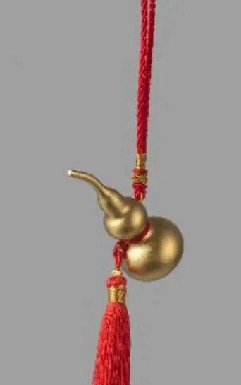 朱炳仁铜朱炳仁 福禄寿喜葫芦车挂（新款）-3 商品图0
