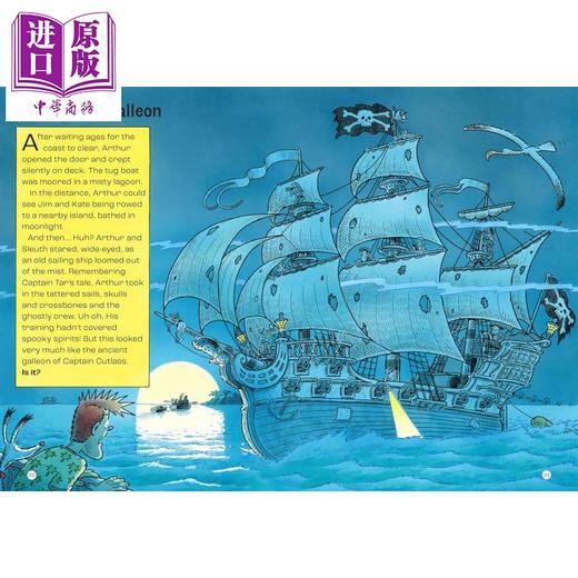 【中商原版】解谜冒险书 海上探险 Puzzle Adventures Agent Arthur on the Stormy Seas 英文原版 儿童冒险故事读物 进口童书 商品图4