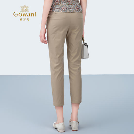 乔万尼2025新品利落干练修身九分裤ED2F482 商品图4