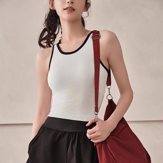 跃牌【安琪拉系列】新款瑜伽ebb背心裸感含胸垫健身文胸工字美背WX2459 商品图4