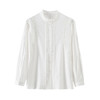 「K」洛诗琳34338法式镂空衬衫2025夏季设计感宽松别致衬衫10242 商品缩略图2