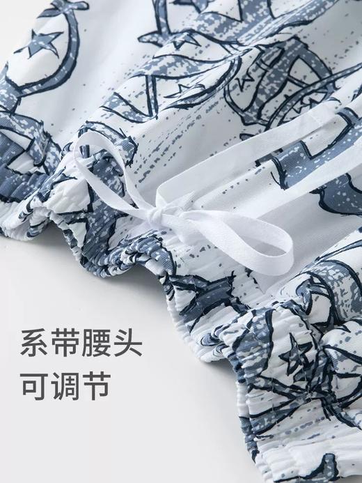 【150周年纪念款满印纯棉】SCHIESSER德国舒雅中性款150周年纯棉休闲外穿满印天枰logo中裤3Z/25851P 商品图10