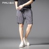 PINLI品立2025夏季新款男士薄款宽松短裤潮牌直筒百搭休闲五分裤B252117088 商品缩略图0