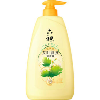 六神沐浴露男士女士持久留香止痒沐浴液保湿艾叶滋润1kg胖东来同款 /个人护理 /身体护理 /沐浴露 商品图0