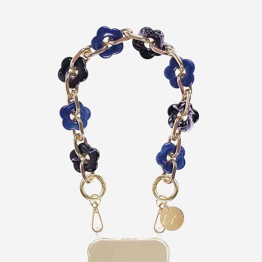 订购6周到｜La Coque Française-Cassy-蓝色 花朵 短款 手机链［法国设计师］ 商品图1