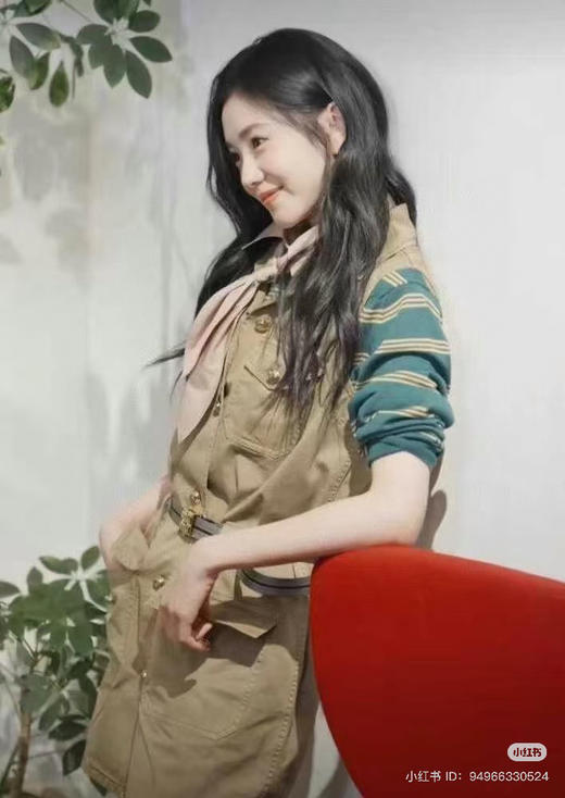 渠道圆正 356款 甜美帅气 猎装风 miu高支棉  小领巾 长袖衬衫 我穿40不宽裕 商品图10