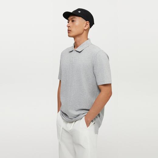 oneup凉感珠地宽松短袖Polo 商品图3
