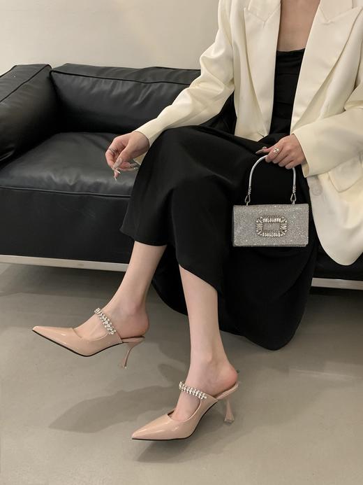 Jimmy Choo（吉米周）新款漆皮水钻链条系列平底/中跟/高跟鞋（HC） 商品图6