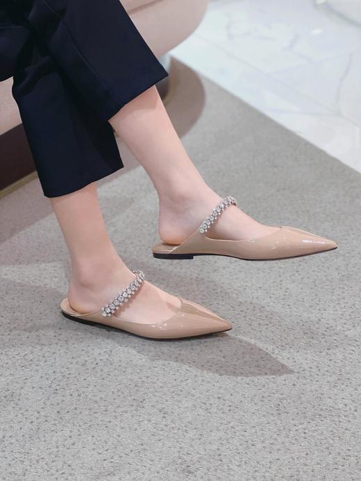 Jimmy Choo（吉米周）新款漆皮水钻链条系列平底/中跟/高跟鞋（HC） 商品图5