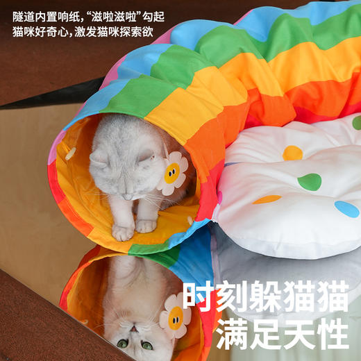 zeze缤纷彩虹隧道宠物床-B（包邮） 商品图3