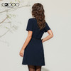 G2000女装SS25商场新款【配送腰带/多面弹性】A字短袖连衣裙51231052 商品缩略图1