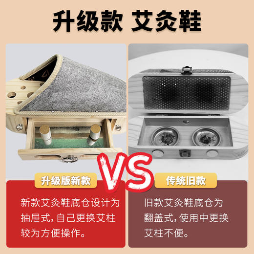 第二代 艾灸鞋 中性灰色 颜色随机 商品图8