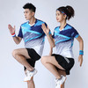 【速干羽毛球服套装 】户外跑步运动服男女款网球服 商品缩略图2