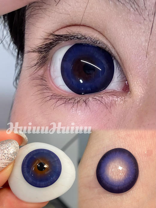 【半年抛大直径】onlycon-水洗牛仔 蓝-14.5mm【0-800度 无525/575】 商品图2