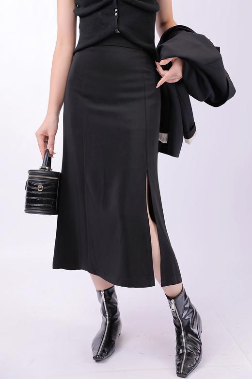 33BAR060415#侧开叉半裙 商品图0