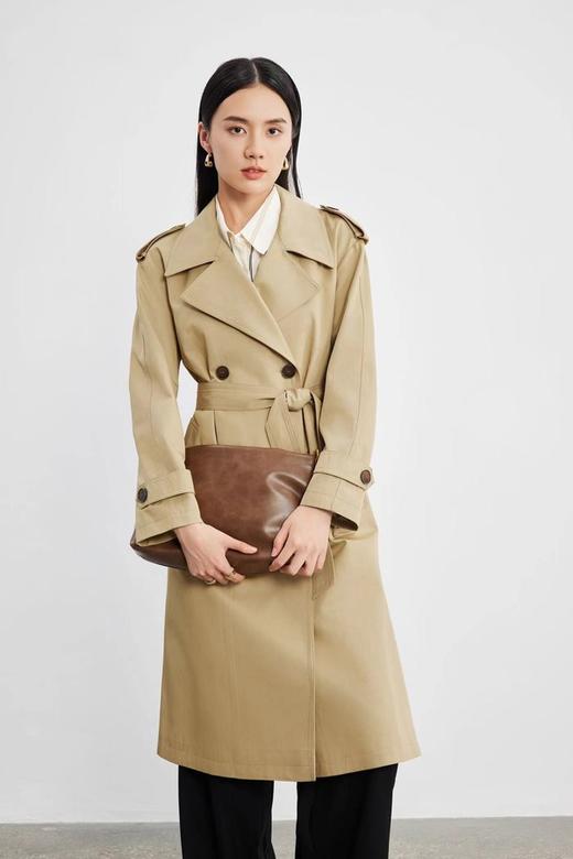 ESTELLICA 卡其色通勤风衣外套 20186 商品图1