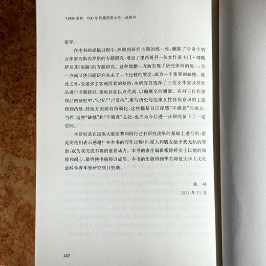 飞翔的姿势 1990年代墨西哥女性小说批评 陈硕 女性叙事 商品图14