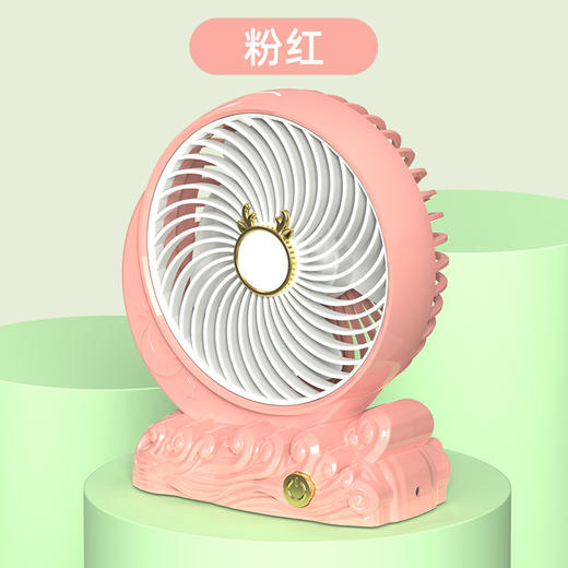 【强劲冷风！夏日必备！🔥】手持&桌面两用风扇💨强劲冷风随时享，USB快充+长续航，清凉一夏从这一刻开始❄️新款台式桌面 手持小风扇 usb充电风扇 静音便携长续航台面手持电风扇 商品图7