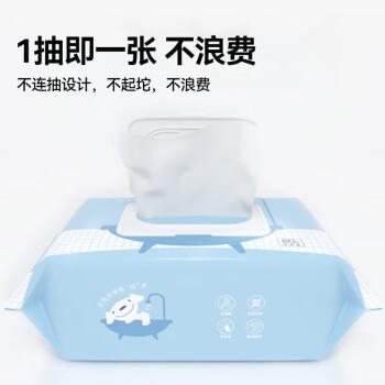京东京造 JOY联名湿厕纸80片*6包加厚湿巾 清洁厕纸湿纸巾擦除99.9%细菌 /家庭清洁/纸品 /清洁纸品 /湿厕纸 商品图5
