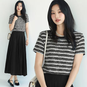 FEIMI夏日法式小香风短袖B2574