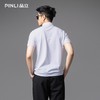PINLI品立2025夏季夏季新款修身翻领兔子贴布绣短袖POLO衫男体恤BG252112095 商品缩略图3