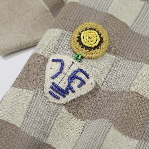 谜底针织衫短袖女2025夏季新品复古文艺宽松T型短毛衣252MZ0867 商品图3