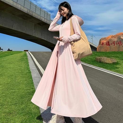 【长款全身收腰冰丝防晒衣】女裙夏季轻薄新款 修身防紫外线防晒服  商品图3