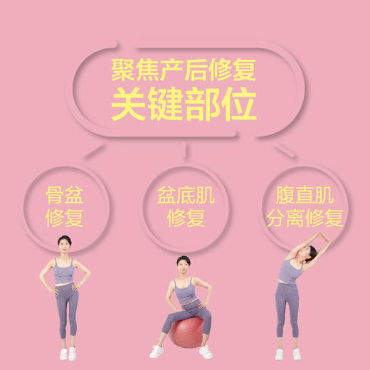 产后修复大全 可听可看可跟练的产后修复方案 商品图3