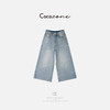 COCO ZONE 刘一一 【100棉】简约显瘦水洗百搭牛仔裤CD2A0756 商品缩略图1
