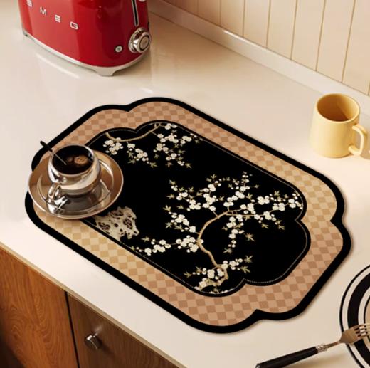 后构想 升级纳帕纹沥水地垫/桌垫 复古防水设计 多款可选 商品图2