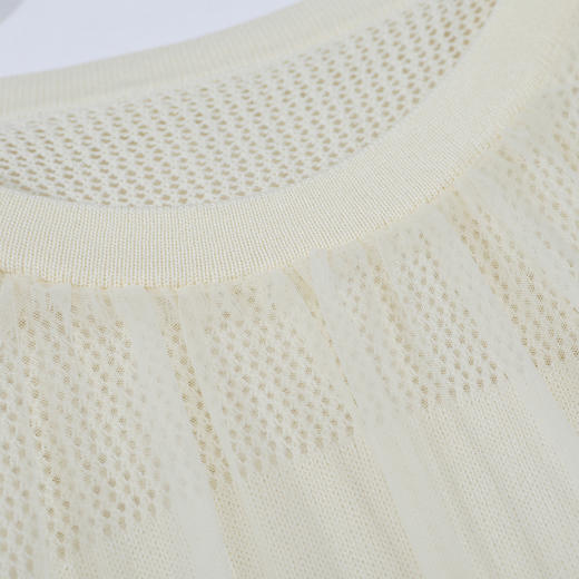 谜底针织连衣裙无袖女2025夏季新品复古文艺假两件长裙252MZ0887 商品图3