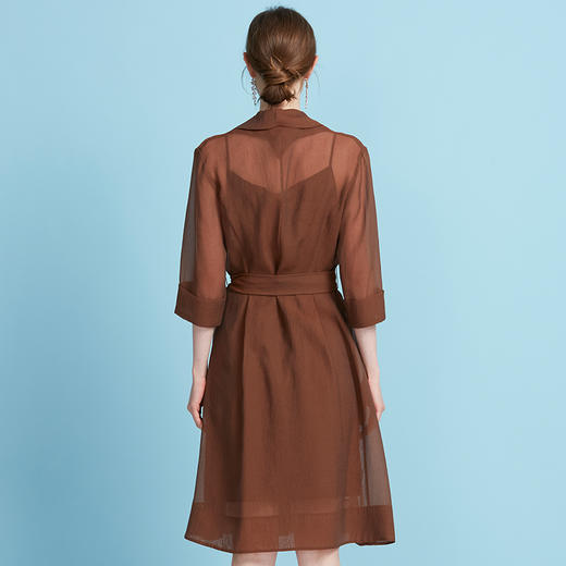 EITIE爱特爱夏季新款大气显瘦通勤连衣裙7807542 商品图4