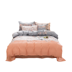 【快递包邮】金丝莉床品慢生活全棉四件套件艾莲娜200x230cm