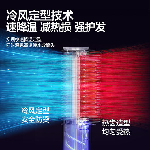 直发梳冷风造型神器一键抚平毛躁柔顺 商品图5