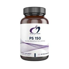 【磷脂酰丝氨酸-非大豆源高剂量150mg】PS 150 60粒 大脑认识和学习能力 提升应急能力 疲乏平衡肾上腺