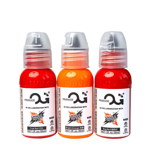 奥菲斯纹身色料OG彩色墨水美国进口原装刺青暖颜料官方授权惊蛰器材 商品图4
